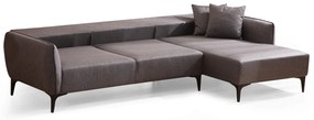 Sofá de Canto Belissimo – Cinzento Escuro – 270 x 140 cm