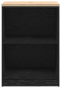 Armário de arrumação de garagem Preto 60x51x85 cm