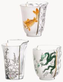 Copos artesanais Hybrid, conjunto de 3