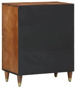 Buffet Castanho mel Madeira de acácia maciça 60 x 33 x 75 cm