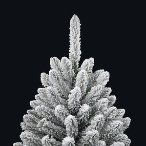 Árvore de Natal artificial articulada c/ flocos de neve 120 cm