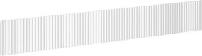 Mexen Rivel frente canelado para corpo de armário de casa de banho 120 x 20 cm, branco mate - 91A20-1200-235-1-01