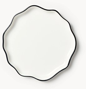 Prato de jantar em porcelana Bia, 4 uni.