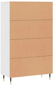 Aparador alto 69,5x31x115 cm derivados de madeira branco