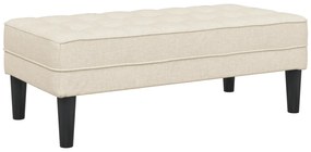 Conjunto de Sofá 2 Peças com Almofadas de Linho