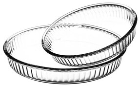 Conjunto de tabuleiros de cozinha Transparente Vidro de Borosilicato (2 Peças)