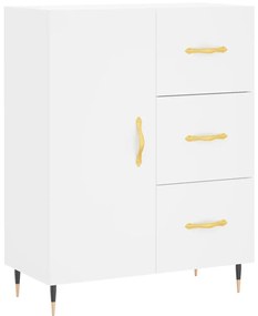 Armário alto 69,5x34x180 cm derivados de madeira branco
