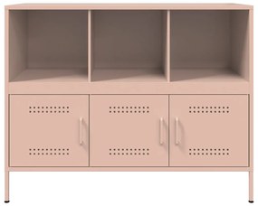 Aparador 100,5x39x79 cm aço rosa