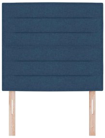Cabeceira Design Lines Azul 90 cm Tecido