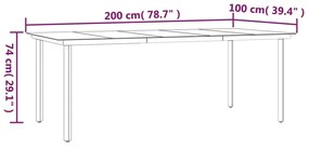 7 pcs conjunto jantar p/ jardim c/ almofadões vime PE castanho