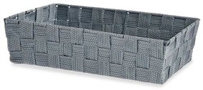 Cesta Multiusos Cinzento Tecido 3,8 L 34 x 8,5 x 21 cm (18 Unidades)