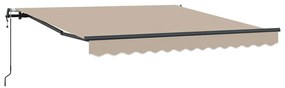 Toldo Retrátil Automático Bege 300x250 cm da