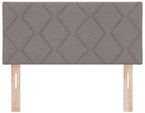 Cabeceira Design Blocos de Diamante Bege 90 cm Tecido