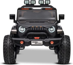 Jipe elétrico para crianças OFFRIDE 4x4 2 Lugares 24V bateria de litio, Rodas Grandes EVA com suspensão nas rodas traseiras, controlo remoto, luzes LE