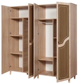 Guarda-roupa Imaj – Carvalho Sonoma – 180x192x52 cm
