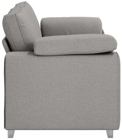 Sofá Loveseat - Cinza Claro, 140 cm Tecido