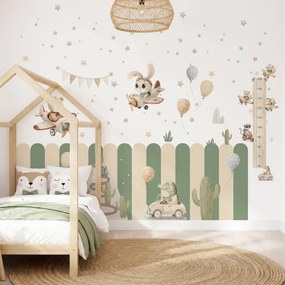 Conjunto infantil para parede - Aventura no céu e na terra
