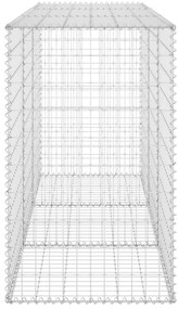 Muro gabião com tampas aço galvanizado 200x60x100 cm