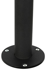 Lanterna moderna preta com vidro transparente 100 cm IP44 - Sfera Moderno