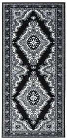 vidaXL Passadeira 80x150 cm polipropileno preto