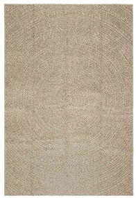 Tapete ZIZUR bege 140x200 cm aspeto de juta interior e exterior