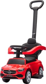 Andador Mercedes-Benz com licença oficial, carro de empurrar com pega amovível, 91 x 40 x 83 cm, vermelho