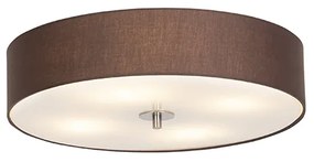 Candeeiro de teto rústico castanho 50 cm - Drum Country / Rústico,Moderno