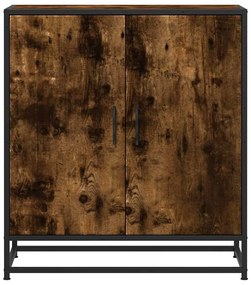 Aparador 68x35x76 cm deriv. de madeira/metal carvalho fumado