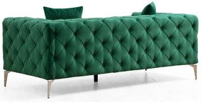 Sofá de 2 Lugares Como – Verde – 197 cm x 70 cm x 90 cm