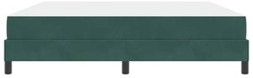 Cama box spring com colchão Verde Escuro 180 x 200 cm Veludo