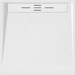 Mexen Amon base de duche quadrada SMC 100 x 100 cm, branca - 4F101010