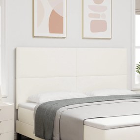 Cabeceira vidaXL Design Liso Creme 180 cm Tecido de Corduroy