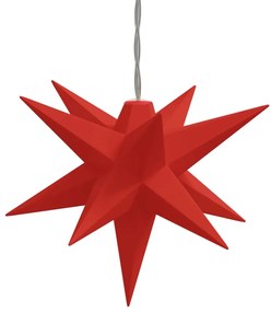 Luzes de Natal 10 LEDs 10 cm vermelho