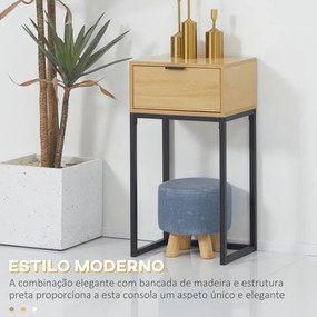 Mesa de Apoio Tuik com Gaveta - Design Moderno