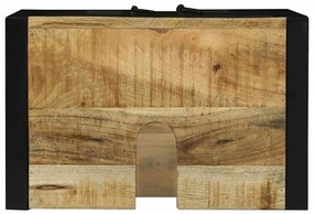 Armário de Pia 55x35x60 cm Madeira Sólida de Mangueira Rugosa