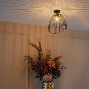 Candeeiro de teto design preto 29 cm - Pua