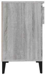 Sapateira 102x36x60 cm derivados de madeira cinzento sonoma