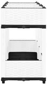 Canteiro elevado 120x40x71 cm polipropileno