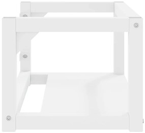 Estrutura de parede p/ lavatório ferro 59x38x31 cm branco