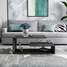 Mesa de Centro Cayenne – Antracite – 100x40x50 cm
