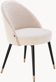 Cadeiras de jantar em bouclé Cooper, conjunto de 2