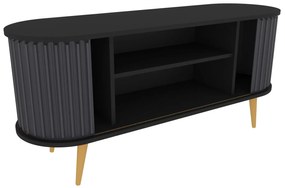 Móvel TV Stor – Preto Antracite – 140x43x64 cm