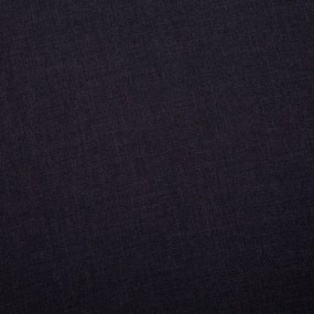 2 pcs conjunto de sofás tecido preto