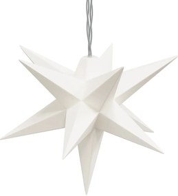 Luzes de Natal 10 LEDs 10 cm branco