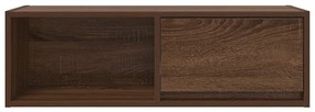 Móveis de TV 2pcs 80x31x25,5cm deriv. madeira carvalho castanho