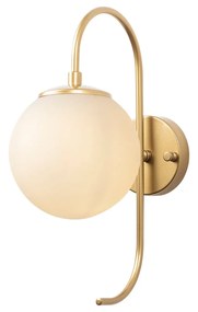 Candeeiro de Parede Jewel – Ouro Brilhante – 15 x 27 cm