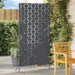 Tela de Privacidade na Cor Antracite, 100x50x180 cm, Feita de Aço