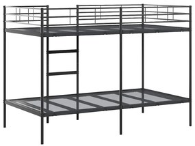 Beliche sem colchão 107x203 cm aço preto