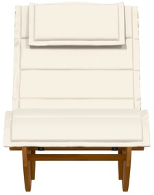 Espreguiçadeiras Baloiço com Almofadas 2 pcs Madeira Maciça de Acácia