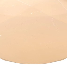 Candeeiro de tecto branco 51cm Smart-LED dimmer - EMMA Moderno